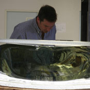 Preparing Large Optical Glass for Deep Sea Application